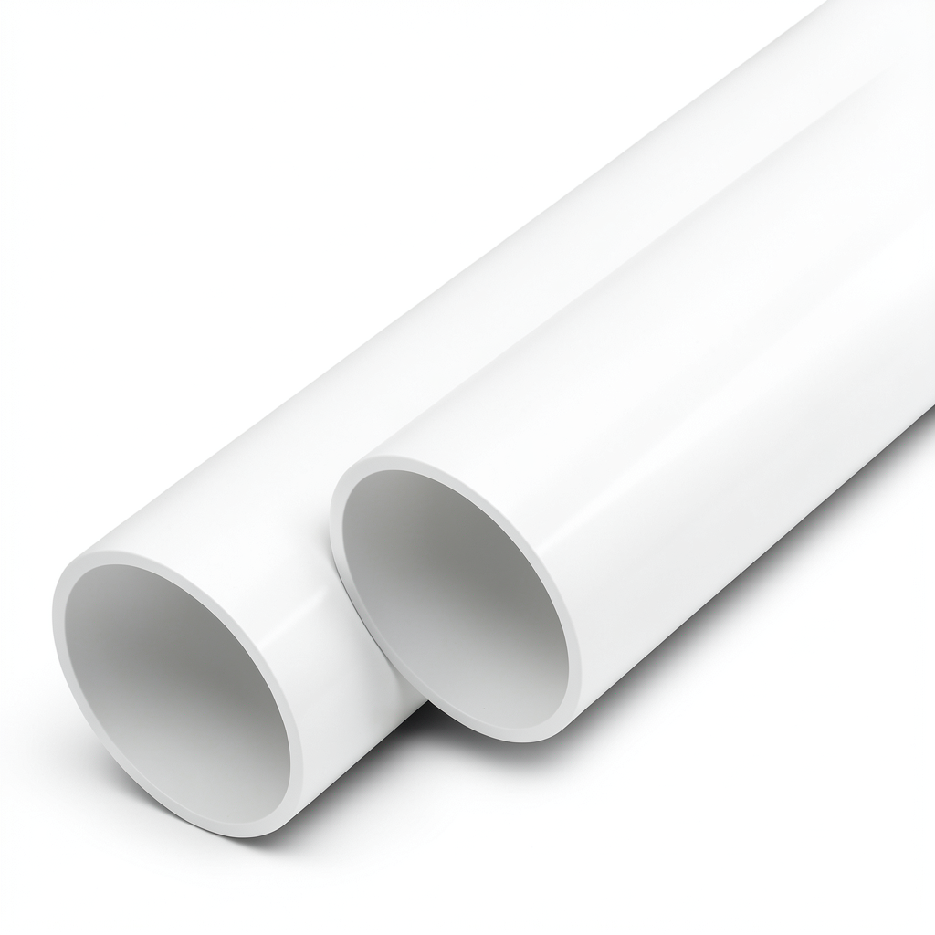 مواسير UPVC ضغط 12.5 بار قطر خارجي 280 مم سمك 13.4 مم لون أبيض