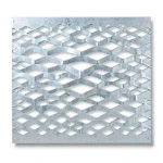 Galvanized Steel Expanded Metal Mesh Thickness 1.8 mm Width 2.44 m Length 1 m