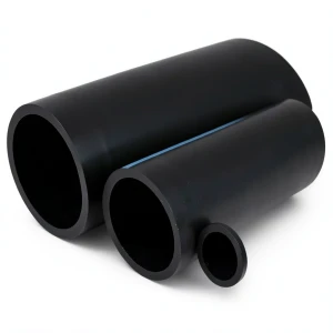 مواسير HDPE الضغط 6 بار قطر 140 مم سمك 4.1 مم لون أسود