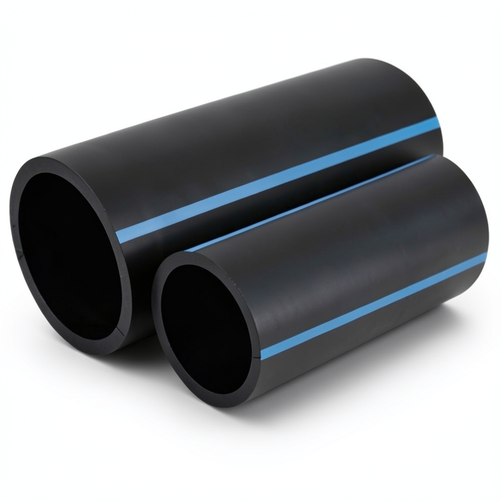 مواسير HDPE الوطني ضغط 6 بار قطر 180 مم سمك 5.3 مم لون أسود