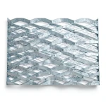 Galvanized Steel Expanded Metal Mesh Thickness 1.8 mm Width 2.44 m Length 1 m