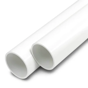 UPVC Pipes Nominal Pressure 12.5 Bar 40 mm Diameter 2.4 mm Thickness White