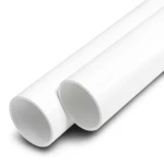 UPVC Pipes Nominal Pressure 12.5 Bar Outside Diameter 50 mm Thickness 3 mm White