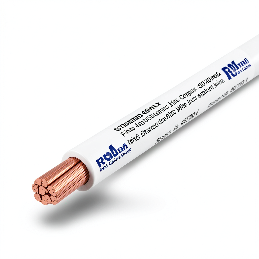 Stranded Wire 400mm² 450/750 volts Copper Conductor PVC Insulation White | Riyadh Cables Group