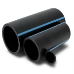 NPF HDPE Pipes Pressure 6 Bar Diameter 280 mm Thickness 8.2 mm Black