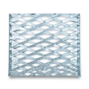 Galvanized Steel Expanded Metal Mesh Thickness 1.7 mm Width 2.44 M Length 1 M