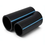 NPF HDPE Pipes Pressure 6 Bar Diameter 355 mm Thickness 10.4 mm Black