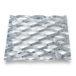 Galvanized Steel Expanded Metal Mesh Thickness 1.7 mm Width 2.44 m Length 2 m