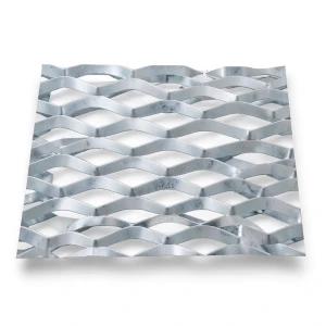 Galvanized Steel Expanded Metal Mesh Thickness 1.7 mm Width 2.44 m Length 2 m