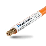 كابل رياضي مفرد مجدول 400 ملم² 450/750 فولت موصل نحاس عزل PVC لون برتقالي