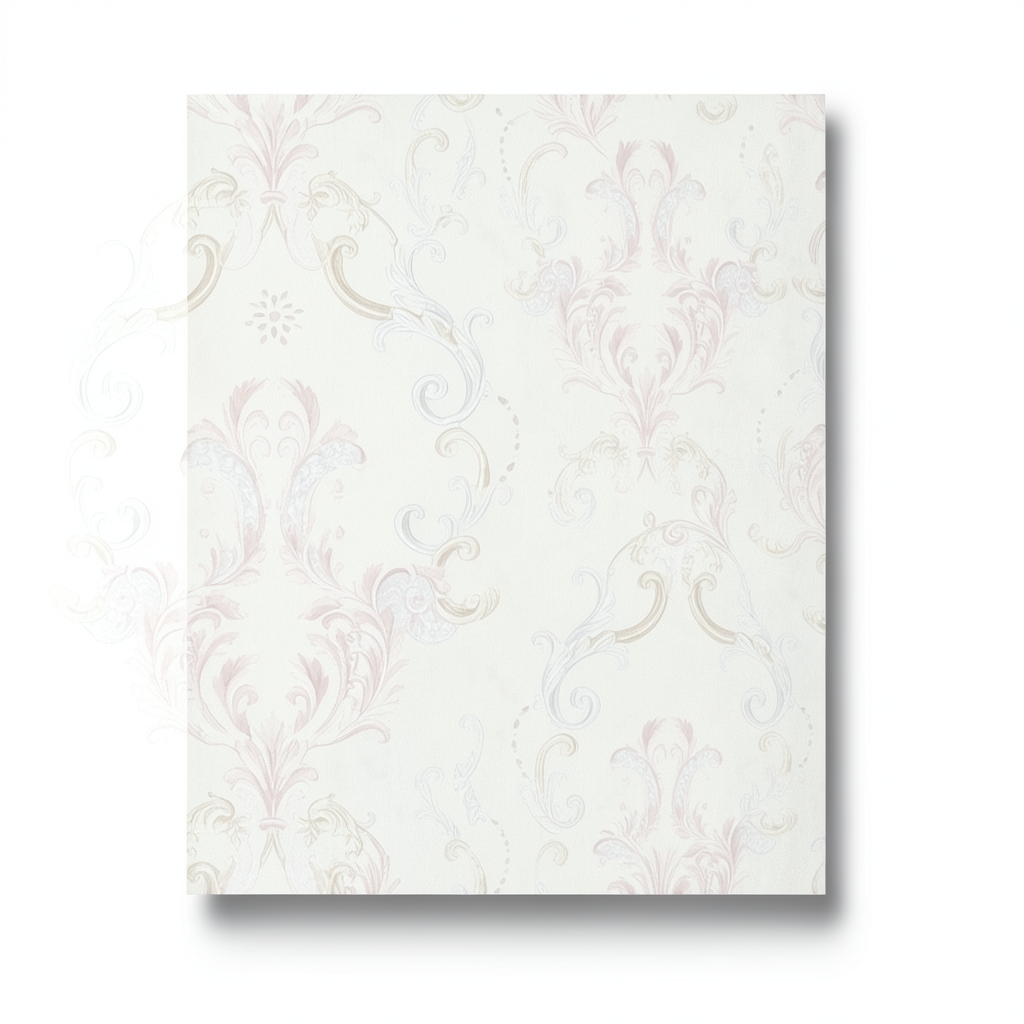 Wall Decoration Classic Design 10m x 1.06m Off White, Model 82813