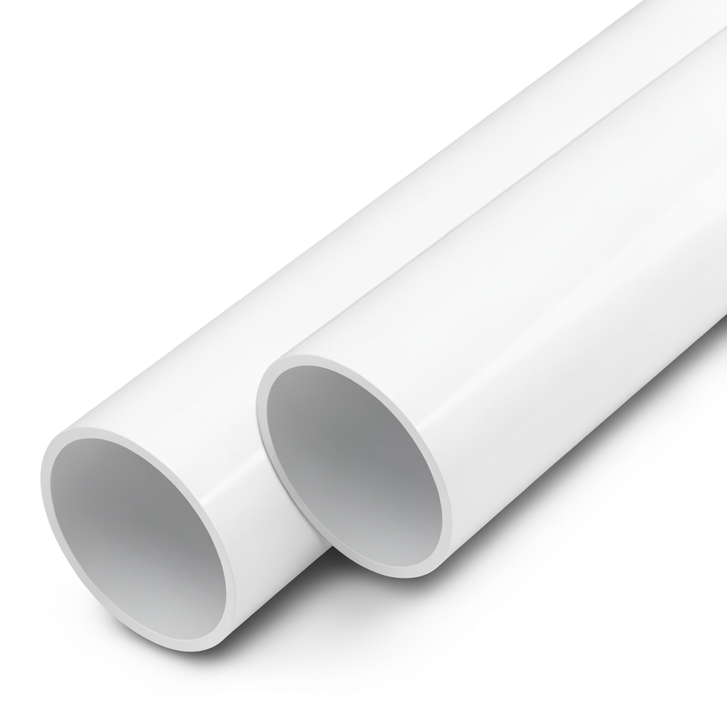 مواسير UPVC ضغط اسمي 12.5 بار قطر خارجي 225 مم سمك 10.8 مم لون أبيض