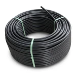 لفة أنابيب HDPE ضغط 3.2 بار PE 100 قطر خارجي 75 مم SDR 41 لون أسود