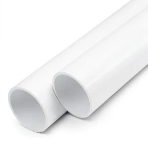 مواسير UPVC ضغط 12.5 بار قطر خارجي 400 مم سمك 19.1 مم أبيض
