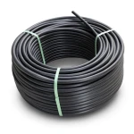 لفة أنابيب HDPE ضغط 3.2 بار PE 100 قطر خارجي 140 مم SDR 41 لون أسود