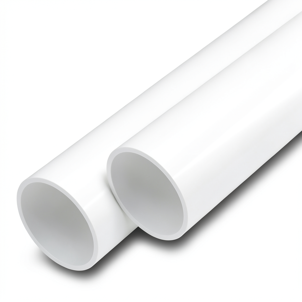 مواسير UPVC ضغط 12.5 بار قطر خارجي 32 مم سمك 1.9 مم لون أبيض
