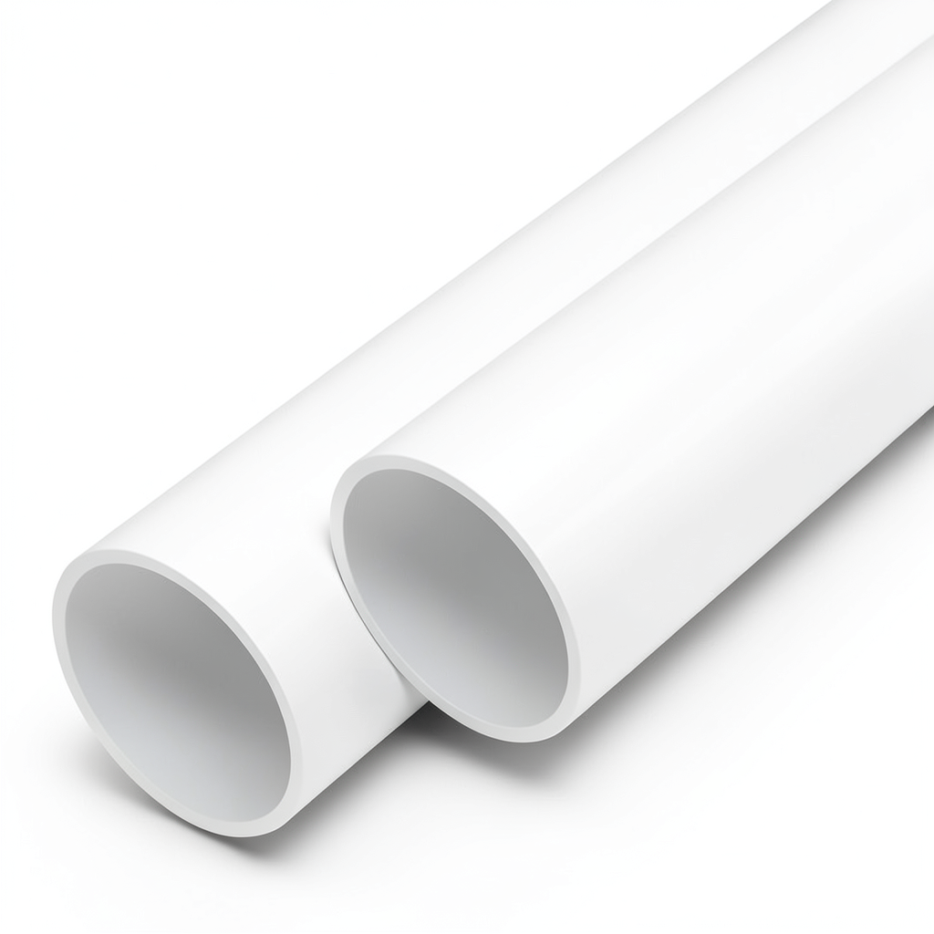 UPVC Pipes Nominal Pressure 12.5 Bar 40 mm Diameter 2.4 mm Thickness White