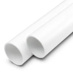 UPVC Pipes Nominal Pressure 12.5 Bar Outside Diameter 50 mm Thickness 3 mm White