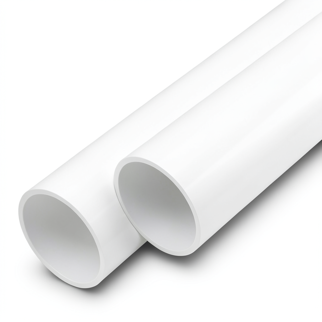 UPVC Pipes Nominal Pressure 12.5 Bar Outside Diameter 50 mm Thickness 3 mm White