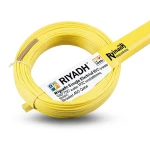 سلك كهرباء 6 mm نحاس مجدول عزل PVC لون اصفر 450/750 فولت | مجموعة كابلات الرياض