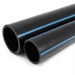 NPF HDPE Pipes Pressure 6 Bar Diameter 710 mm Thickness 20.7 mm Black