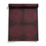 Italian Wallpaper Dark Red Color Modern Design, Size 10mx0.70m, Model rc17026