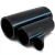 أنابيب HDPE الوطني ضغط 10 بار قطر خارجي 25 مم سمك 1.5 مم لون أسود - Image 1