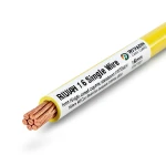 لفة سلك 16 مم الرياض نحاس مجدول عزل PVC لون اصفر 450/750 فولت | مجموعة كابلات الرياض