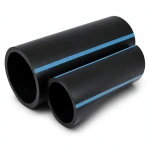 NPF HDPE Pipes High Pressure 10 Bar, Diameter 50 mm, Thickness 2.4 mm, Black