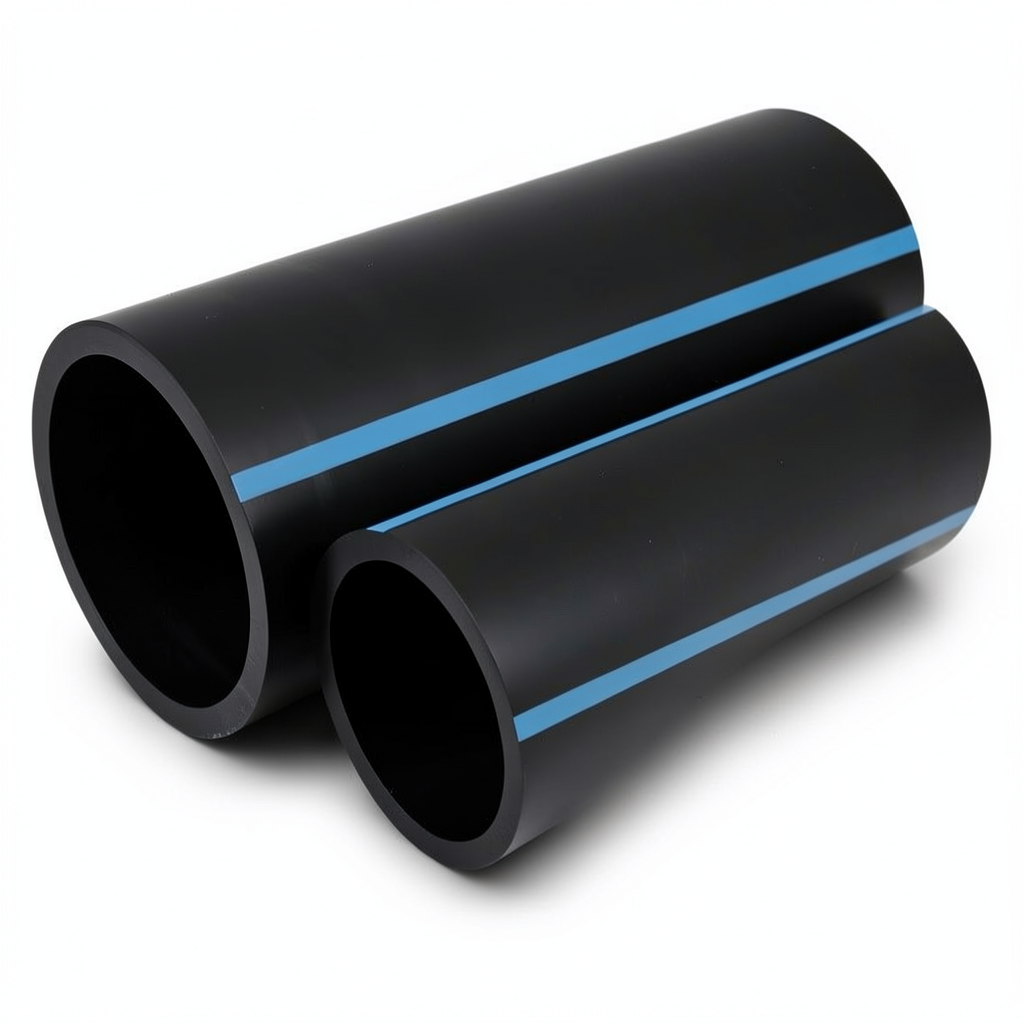 NPF HDPE Pipes High Pressure 10 Bar, Diameter 50 mm, Thickness 2.4 mm, Black