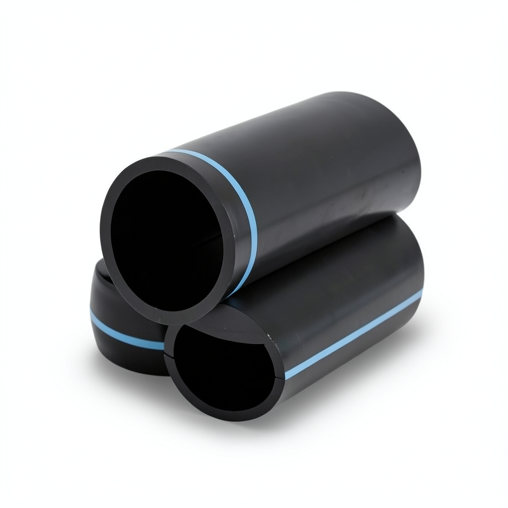 أنابيب HDPE الوطني ضغط عالي 10 بار، قطر 75 مم، سمك 3.6 مم، أسود
