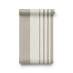 Italian Wallpaper Striped Design Beige Color, Size 10mx0.73m, Model 305024