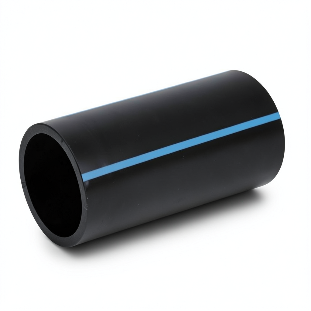 أنابيب HDPE الوطني ضغط 10 بار قطر خارجي 90 مم سمك 4.3 مم لون أسود