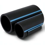 NPF HDPE Pipes Pressure 10 Bar Outside Diameter 110 mm Thickness 5.3 mm Black