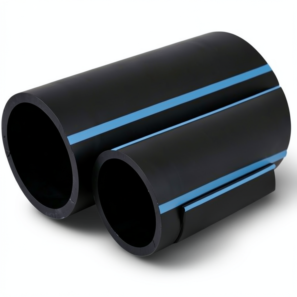 أنابيب HDPE الوطني ضغط 10 بار قطر خارجي 110 مم سمك 5.3 مم لون أسود