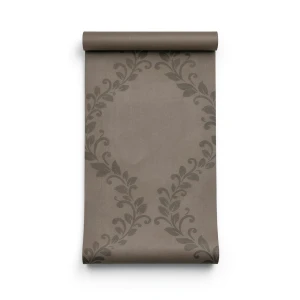 Classic Wallpaper Length 10m, Width 0.73m, Brown Color, Model 305026