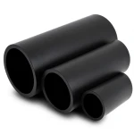 NPF HDPE Pipes Pressure 10 Bar Diameter 180 mm Thickness 8.6 mm Black