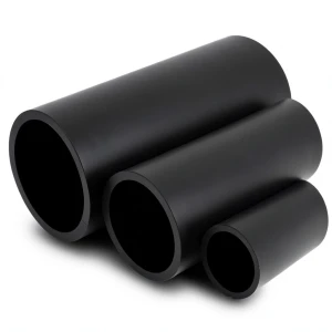 أنابيب HDPE الوطني ضغط 10 بار قطر 180 مم سمك 8.6 مم لون أسود