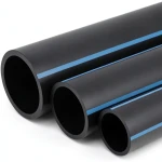 NPF HDPE Pipes 250 mm OD, 11.9 mm Thickness, 10 Bar Pressure, Black