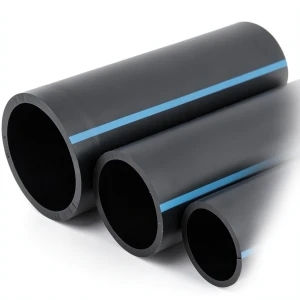 أنابيب HDPE الوطني ضغط 10 بار قطر خارجي 280 مم سمك 13.4 مم أسود