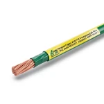 سلك تأريض نحاس مجدول 6 مل 450/750 فولت معزول PVC أصفر/أخضر | مجموعة كابلات الرياض