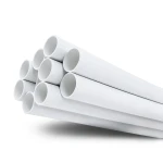 انابيب UPVC جدول 40 مقاس 8 إنش سمك 8.18 مم لون أبيض