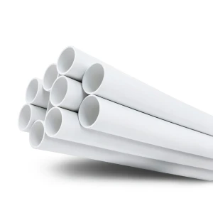 انابيب UPVC جدول 40 مقاس 8 إنش سمك 8.18 مم لون أبيض