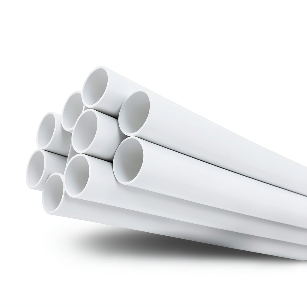 UPVC Pipes Schedule 40 Size 8 inch Thickness 8.18 mm White