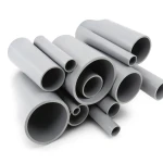 انابيب UPVC جدول 80 مقاس 1/2 إنش سمك 3.73 مم لون رمادي
