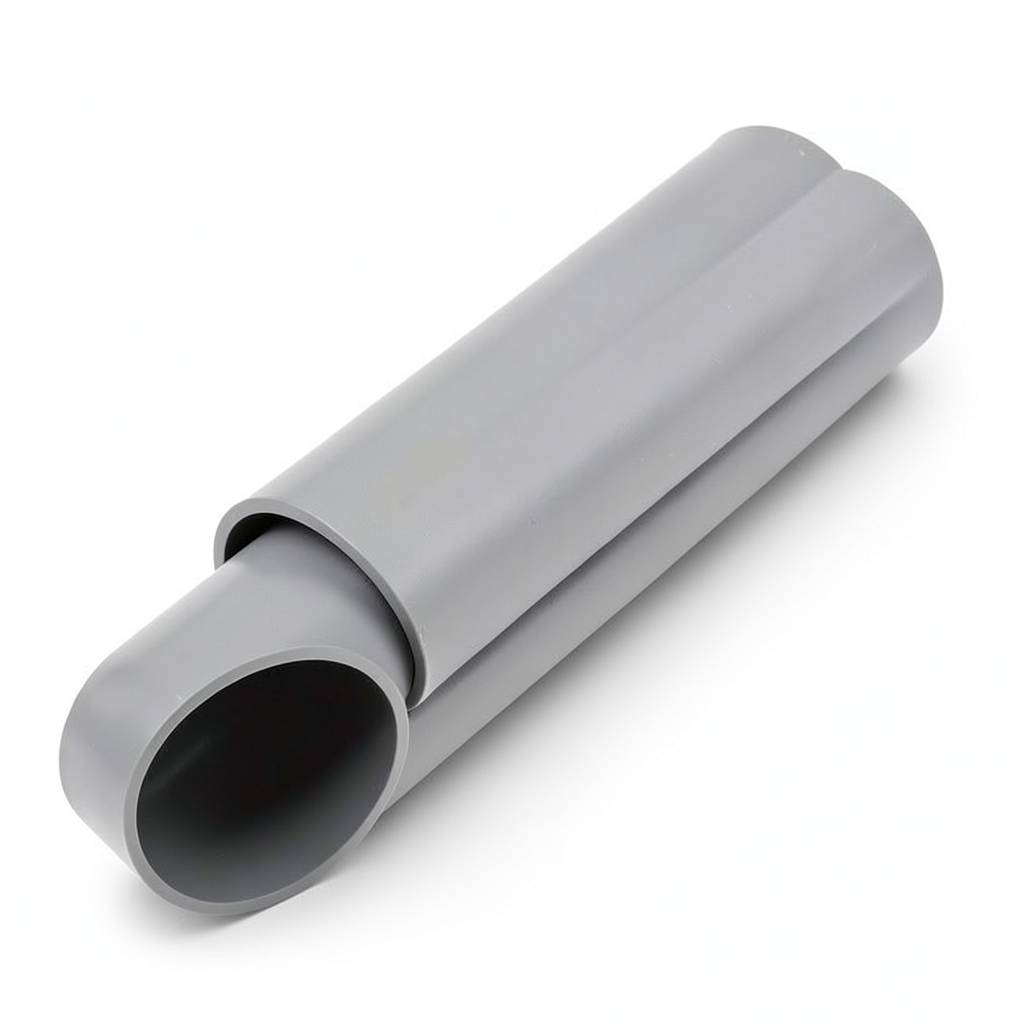 مواسير UPVC جدول 80 مقاس 3/4 إنش سمك 3.91 مم لون رمادي