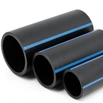 NPF HDPE Pipes Pressure 6 Bar Outside Diameter 400 mm Thickness 11.7 mm Black