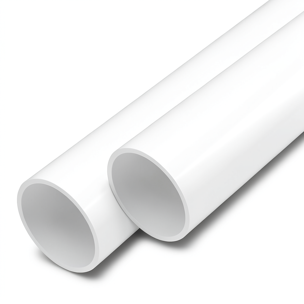 مواسير UPVC ضغط اسمي 16 بار قطر خارجي 200 مم سمك 11.9 مم لون أبيض