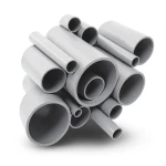 أنابيب UPVC جدول 80 مقاس 1 1/2 إنش سمك 5.08 مم لون رمادي
