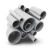 أنابيب UPVC جدول 80 مقاس 1 1/2 إنش سمك 5.08 مم لون رمادي - Image 1